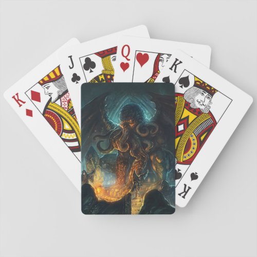 Lovecrafts Cthulhu playing cards