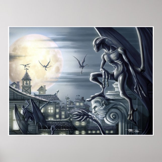 Lovecraft's Nightgaunt Hunt Poster (Front)