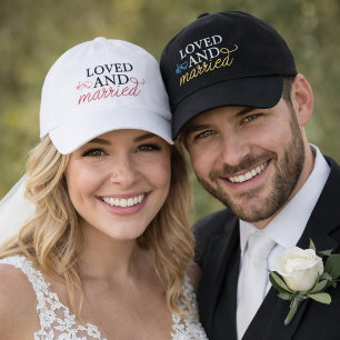 Loved and Married Groom Hat