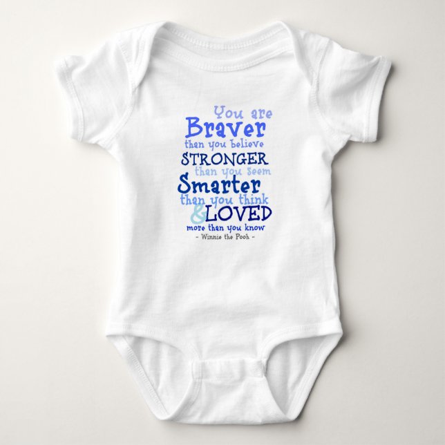 Loved baby boy baby bodysuit (Front)