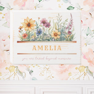 Loved Beyond Measure Girls Nursery Wooden Box Sign