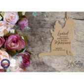 Loved Beyond Words Cat Memorial Ornament (Lifestyle)