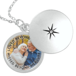 Loved Beyond Words Personalized Photo Locket Necklace