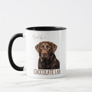 Loved By A Chocolate Lab Labrador Dog Mom Dog Dad Mug