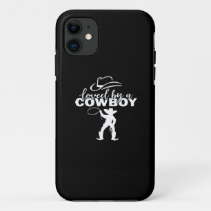 loved by a cowboy iPhone 11 case
