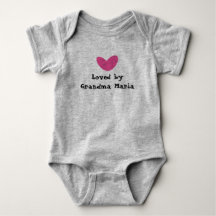 Loved by Grandma Pink Heart