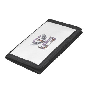 Loved By Jesus Vintage Christian Floral T-Shirt De Trifold Wallet