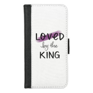 Loved by the King iPhone 8/7 Wallet Case