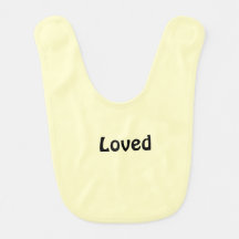 Loved child bib