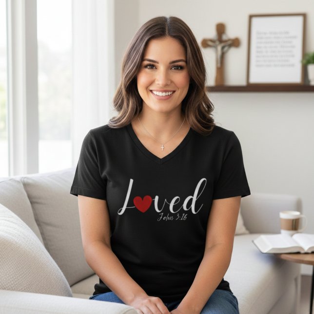 Loved John 3:16 Christian T-Shirt (Loved John 3:16 Christian T-Shirt)