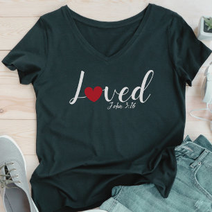 Loved John 3:16 Christian T-Shirt