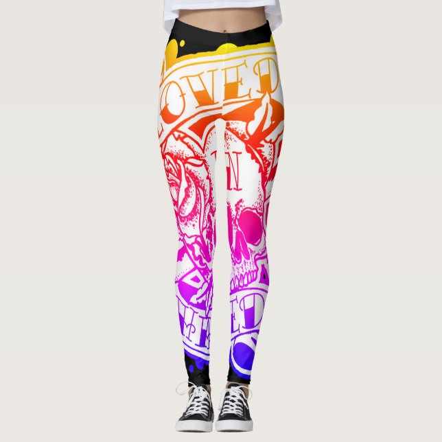 Loved N Hated logo Leggings (Front)