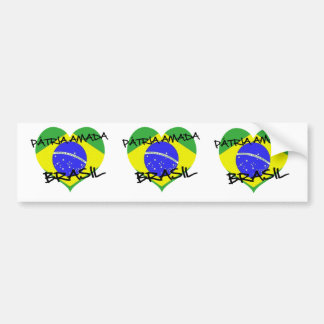 Loved native land Brazil Bumper Sticker