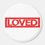 Loved Stamp Magnet