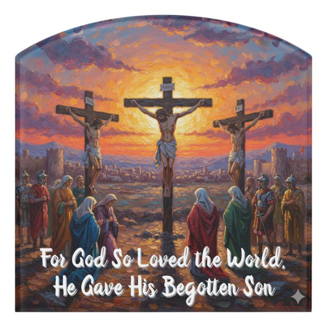 Loved the World Sign (Contour Front)