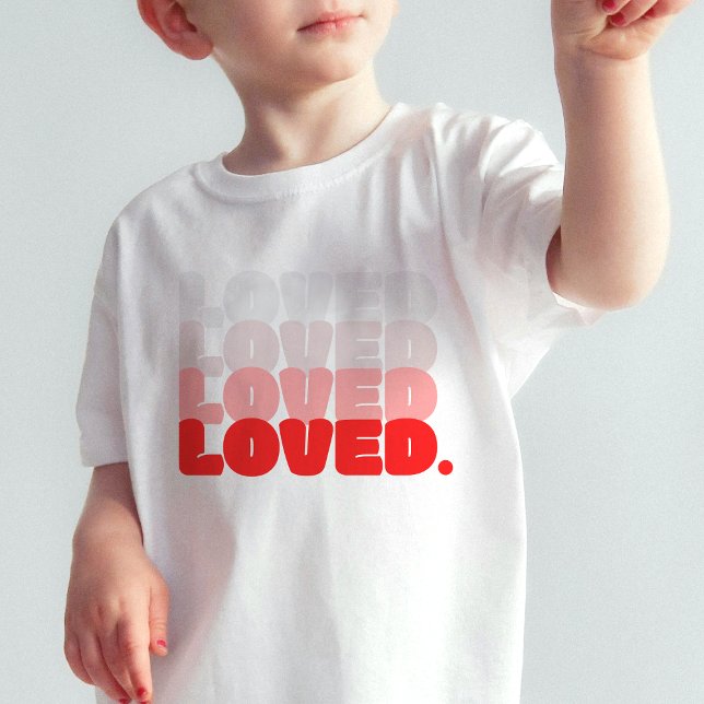 Loved - Valentine’s Day  t shirt for kids (Baby Gifts,Gifts for Boys,Gifts for Girls,Gifts for Kids,Valentine Day Gifts,Gifts, Bible Verse)