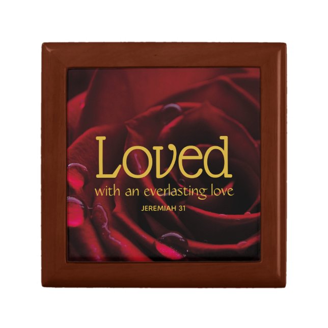 LOVED Valentine's Day Gift Christian God's Love Box (Front)
