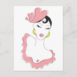 LOVEdance_card Postcard