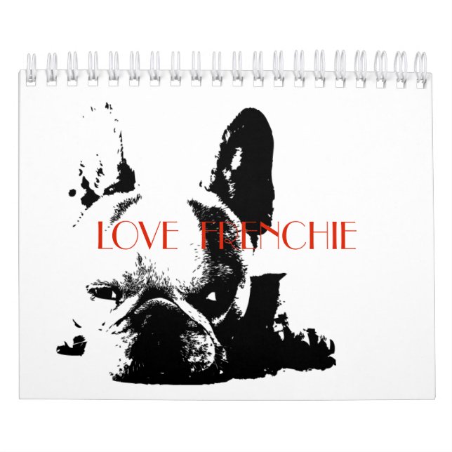 LoveFrenchie Calendar (Cover)