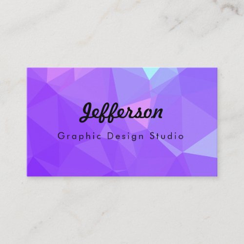 LoveGeo Abstract Geometric Design _ Free Spirits Business Card