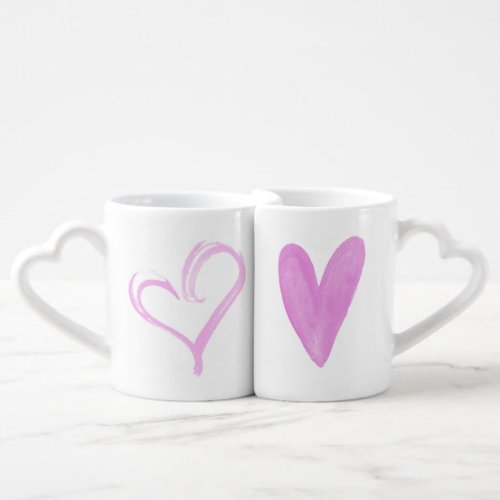 Loveheart Doodles Nesting Mugs