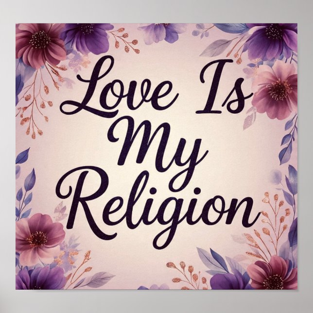 LoveIsMyReligion Poster (Front)