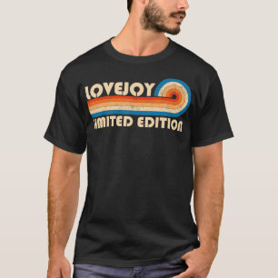 LOVEJOY Surname Retro Vintage 80s 90s Birthday Reu T-Shirt