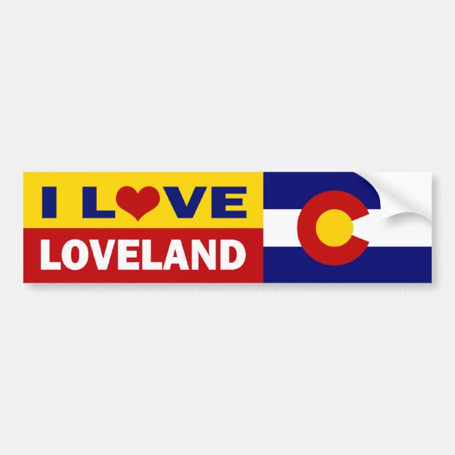 Loveland, Colorado Bumper Sticker (Front)