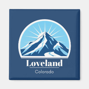 Loveland Colorado USA ski resort mountain Magnet