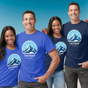 Loveland Colorado USA ski resort mountain T-Shirt
