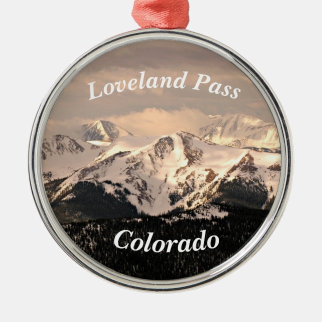 Loveland Pass, Colorado Metal Ornament (Front)