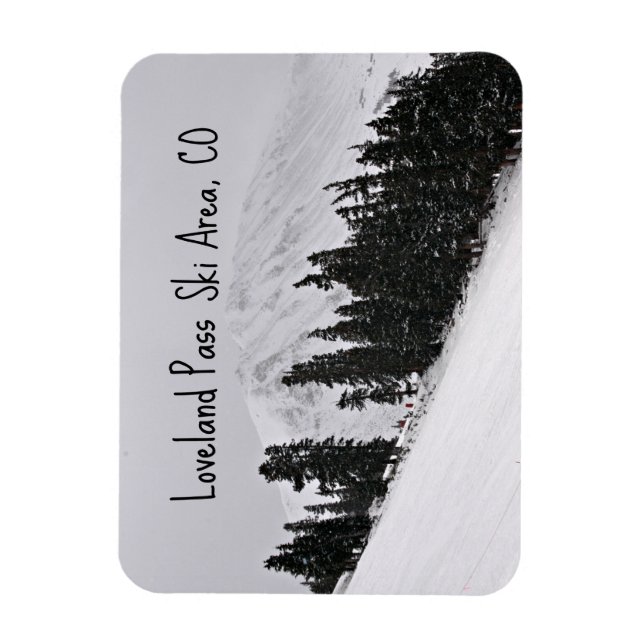Loveland Pass Ski Area, CO Magnet (Vertical)
