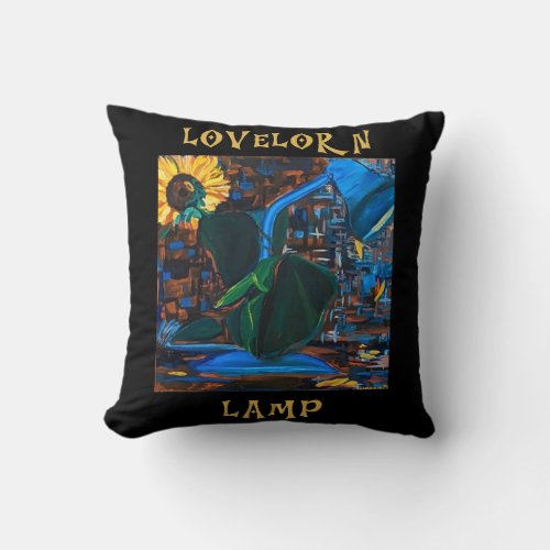 Lovelorn Lamp Throw Pillow