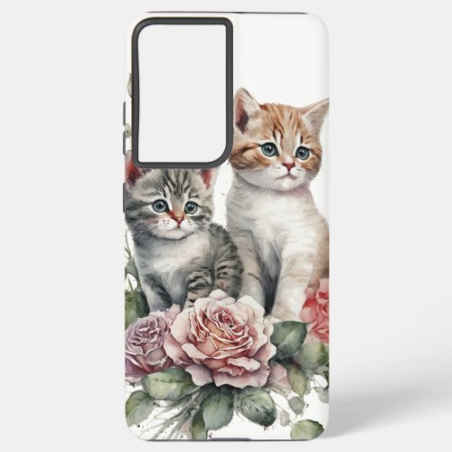 Lovely  Adorable Kitten Samsung Galaxy Cases