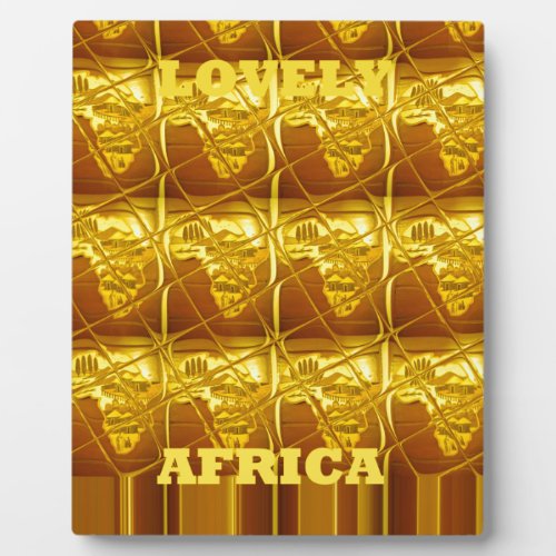 Lovely Africa Africa Maps designs Art colorspng Plaque