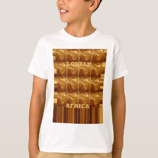 Lovely Africa Africa Maps designs Golden colors.pn T-Shirt