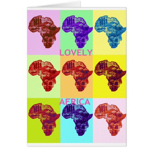 LOVELY AFRICA CARDS (Front)