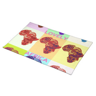 LOVELY AFRICA CLOTH PLACEMAT