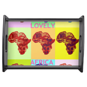Lovely Africa Hakuna Matata Serving Tray