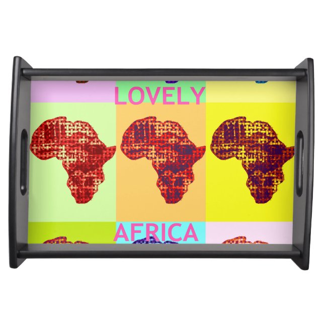 Lovely Africa Hakuna Matata Serving Tray (Front)
