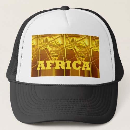 Lovely Africa Hat Template