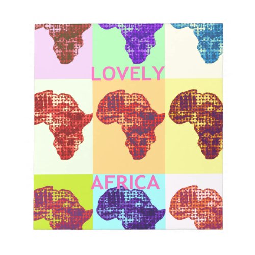 LOVELY AFRICA NOTEPAD