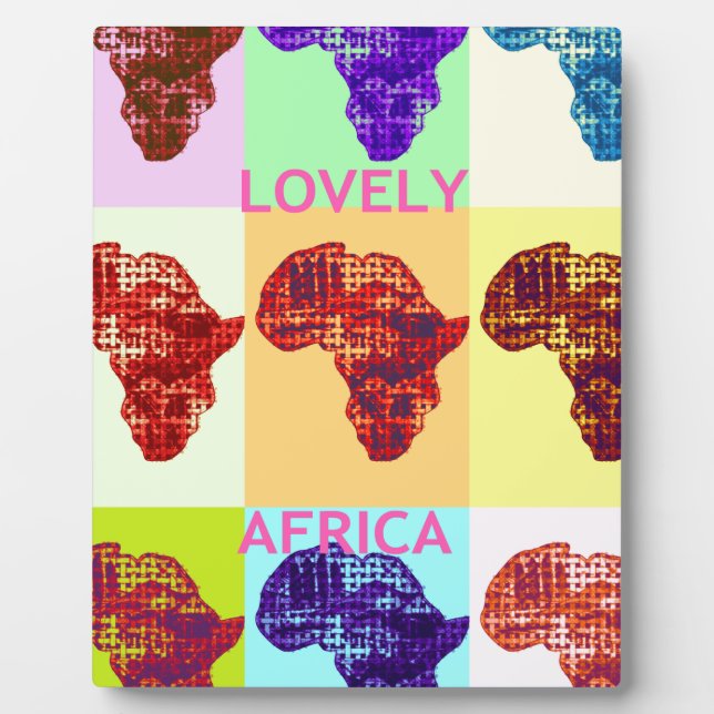 LOVELY AFRICA PLAQUE (Front)