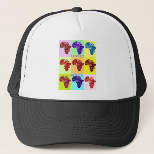 LOVELY AFRICA TRUCKER HAT