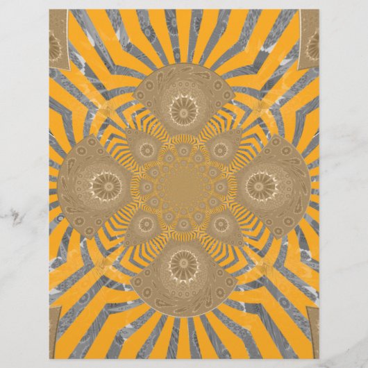 Lovely African amazing symmetrical pattern design (Front)