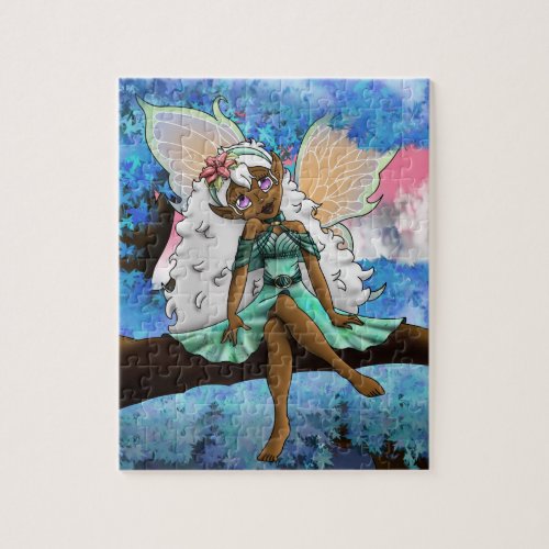 Lovely African American Fairy Jigsaw Puzzle