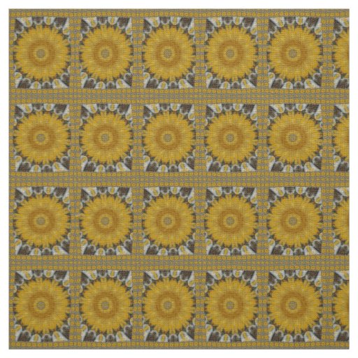 Lovely African Floral Design Art Fabric