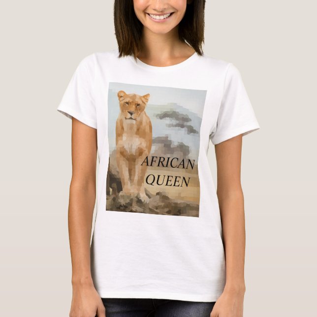 Lovely African Queen T-Shirt (Front)