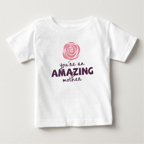 Lovely Amazing Mother Mothers Day  Ruffle Tee