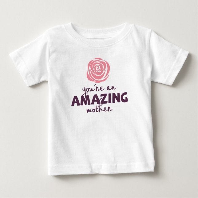 Lovely Amazing Mother Mother's Day | Ruffle Tee (Front)